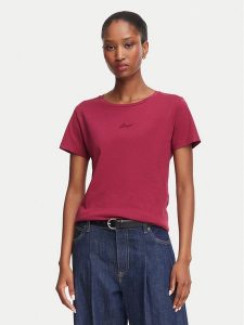 BOSS T-Shirt C_Elove 50554696 Czerwony ciemny Slim Fit. Czerwone t-shirty Boss, xs, bez wzorów, z bawełny, bez kołnierzyka, bez ramiączek. Za 229,99 zł.