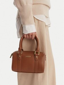 MEXX Torebka CEO-MEXX-K-007-09 Brązowy. Brązowe kuferki Mexx, bez wzorów, z materiału, bez dodatków. Za 159,99 zł.