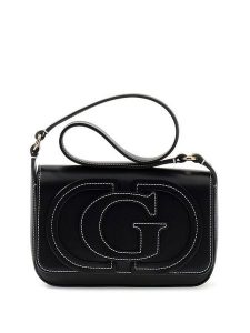 Guess Torebka 183375 Czarny. Czarne listonoszki Guess, z aplikacjami, bez dodatków. Za 544,99 zł.