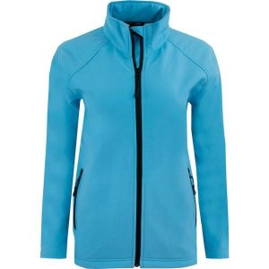 Uniwear Damska Kurtka Softshell Turquoise, S. Kurtki ERGOTEC, na zimę, s, bez wzorów, z softshellu, bez kaptura, narciarskie. Za 216,99 zł.