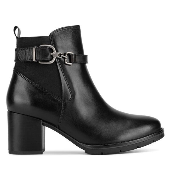 Botki Lasocki. Czarne botki Lasocki, bez wzorów, bez obcasa, na słupku, bez zapięcia. Za 279,99 zł.