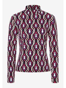 More & More Koszulka w kolorze biało-czarno-różowym rozmiar: 38. Białe bluzki More & More, bez wzorów, bez kołnierzyka, bez ramiączek. Za 78,66 zł.