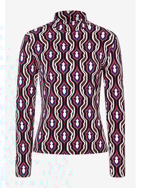 More & More Koszulka w kolorze biało-czarno-różowym rozmiar: 38. Białe bluzki More & More, bez wzorów, bez kołnierzyka, bez ramiączek. Za 65,23 zł.