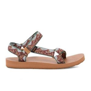 Sandały damskie Teva Original Universal. Brązowe sandały Teva, bez wzorów, bez obcasa, bez zapięcia. Za 304,00 zł.