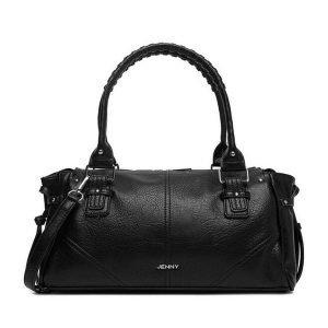 Torebka JENNY. Czarne torebki klasyczne Jenny, bez wzorów, bez dodatków. Za 169,99 zł.