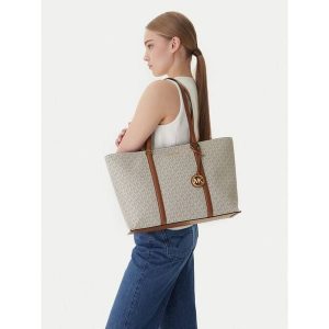 Torebka MICHAEL Michael Kors. Brązowe torebki klasyczne MICHAEL Michael Kors, bez wzorów, bez dodatków. Za 696,99 zł.