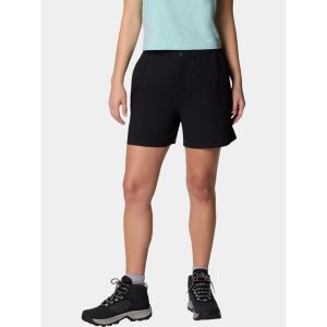 Spodenki turystyczne damskie Columbia Cedar Crest. Czarne szorty Columbia, bez wzorów, sportowe. Za 239,00 zł.
