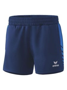 Erima Szorty funkcyjne "Six Wings" w kolorze granatowym rozmiar: 44. Niebieskie spodenki sportowe Erima, bez wzorów, outdoorowe. Za 83,42 zł.