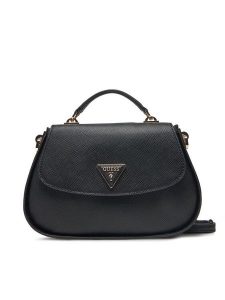 Guess Torebka HWEZG9 52320 Czarny. Czarne torebki klasyczne Guess, z aplikacjami, ze skóry, bez dodatków. Za 329,99 zł.