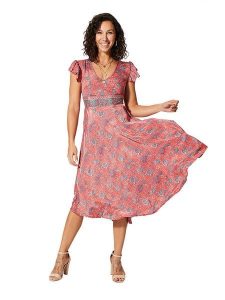 Ipanima Sukienka w kolorze czerwonym rozmiar: 38/40. Czerwone sukienki Ipanima, na co dzień, bez wzorów, klasyczne, bez kołnierzyka, bez ramiączek, midi, proste. Za 105,88 zł.