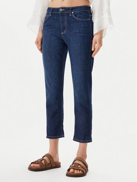 Please Jeansy P66MBQ2CAZ Granatowy Regular Fit. Niebieskie jeansy Please, bez wzorów, z bawełny. Za 209,99 zł.