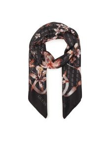 Guess Chusta AW5479 SIL90 Czarny. Czarne apaszki i chusty Guess, z aplikacjami, z poliesteru. Za 219,99 zł.