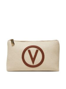 Valentino Kosmetyczka VBE7QO513CAN Kremowy. Białe kosmetyczki Valentino, bez wzorów, z materiału. Za 129,99 zł.
