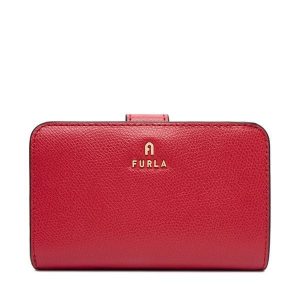 Portfel Furla. Czerwone portfele Furla, bez wzorów. Za 449,99 zł.
