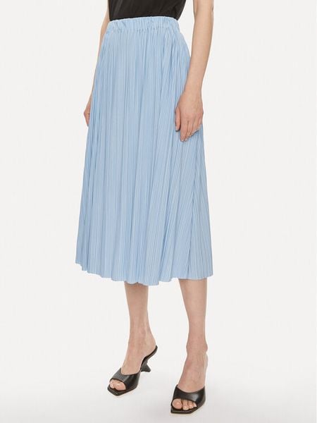 Samsøe Samsøe Spódnica plisowana Uma F18303206 Błękitny Regular Fit. Niebieskie spódnice Samsøe & Samsøe, l, bez wzorów, z syntetyku. Za 249,99 zł.