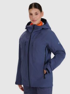 4F Kurtka trekkingowa membrana 20000 damska - szara M. Szare kurtki 4f, m, bez wzorów, z dzianiny, bez kaptura. W wyprzedaży za 399,99 zł.