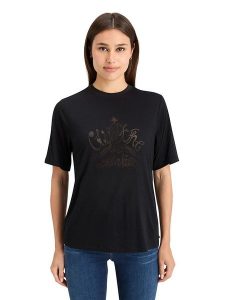 Scotch & Soda Koszulka w kolorze czarnym rozmiar: XS. Czarne bluzki Scotch & Soda, xs, bez wzorów, bez kołnierzyka, bez ramiączek. Za 79,03 zł.