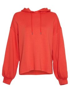 MOSS COPENHAGEN Bluza "Janelle Lima" w kolorze czerwonym rozmiar: M/L. Czerwone bluzy Moss Copenhagen, l, bez wzorów, z wiskozy, z kapturem. Za 127,35 zł.