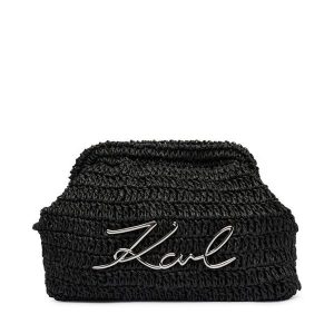 Torebka KARL LAGERFELD. Czarne torebki klasyczne KARL LAGERFELD, bez wzorów, bez dodatków. Za 549,99 zł.