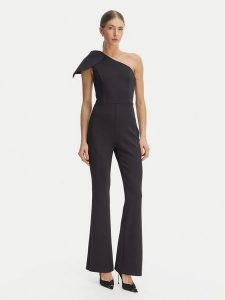 Marciano Guess Kombinezon G6GK68 K3585 Czarny Classic Fit. Czarne sukienki Marciano Guess, z aplikacjami, z syntetyku, bez kołnierzyka, bez ramiączek. Za 640,99 zł.