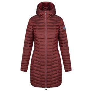 Glemo Iliana damska kurtka M – długa, wodoodporna i ocieplana. Fioletowe kurtki ZEAGLE, m, bez wzorów, bez kaptura. Za 360,99 zł.