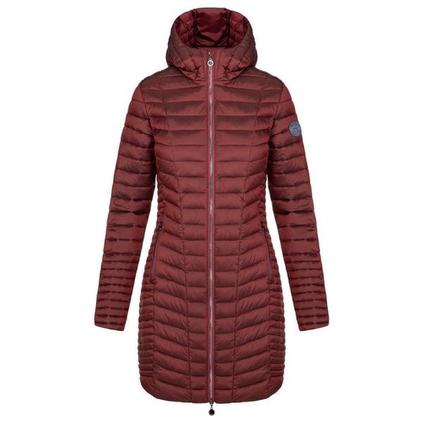 Glemo Iliana damska kurtka M – długa, wodoodporna i ocieplana. Fioletowe kurtki ZEAGLE, m, bez wzorów, bez kaptura. Za 360,99 zł.