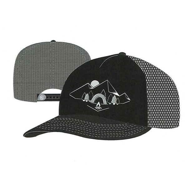 Czapka z daszkiem BUFF TRUCKER CAP EPM 2022. Czarne czapki Buff, bez wzorów. W wyprzedaży za 53,96 zł.