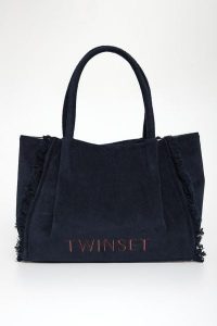 Torebka shopper TWINSET U&B. Shopper bag Twinset U&B, bez wzorów, bez dodatków. Za 519,00 zł.
