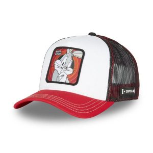 Czapka z daszkiem Capslab Looney Tunes Bugs Bunny Trucker CL/LOO8/1/CT/BUG1. Czapki CapsLab, bez wzorów. W wyprzedaży za 124,65 zł.