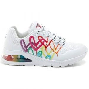 Buty do chodzenia damskie Skechers Uno 2 Floating. Białe buty sportowe Skechers, bez wzorów, z materiału, bez zapięcia, trekkingowe. Za 456,00 zł.