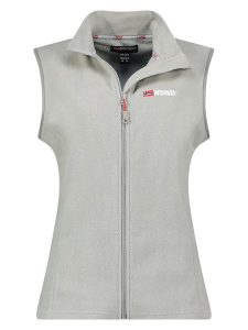 Canadian Peak Kamizelka polarowa "Vugeak" w kolorze szarym rozmiar: XL. Szare kamizelki Canadian Peak, xl, bez wzorów, z polaru, bez kołnierzyka, bez ramiączek, bez kaptura. Za 57,06 zł.