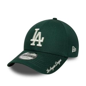 Czapka z daszkiem New Era Dodgers 9Forty. Zielone czapki New Era, bez wzorów. W wyprzedaży za 101,00 zł.