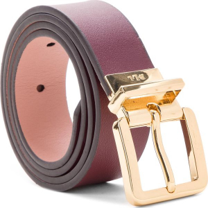Pasek Damski LAUREN RALPH LAUREN - Dryden 412665677008 XS Merlot/Ros. Czerwone paski marki Lauren Ralph Lauren, w paski, ze skóry. Za 219,90 zł.