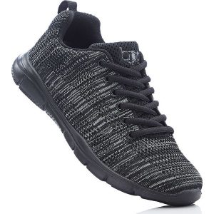 Sneakersy bonprix czarny melanż. Buty sportowe marki bonprix. Za 89,99 zł.