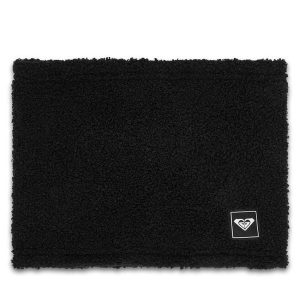 Komin Roxy. Czarne szaliki Roxy, bez wzorów. Za 159,99 zł.