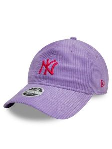 New Era Czapka z daszkiem New York Yankees Cord 9Twenty 60595365 Fioletowy. Fioletowe czapki New Era, bez wzorów, z bawełny. Za 99,99 zł.