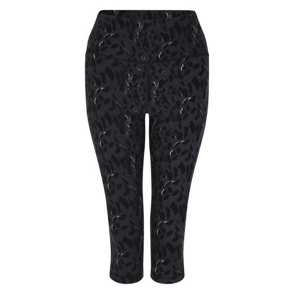 Damskie legginsy 3/4 Dare 2B Influential. Czarne legginsy Dare 2b, bez wzorów, z elastanu. Za 113,25 zł.
