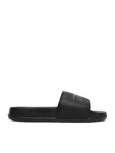 Reebok Klapki CEOWB-ZJ250026A Czarny. Czarne klapki Reebok, bez wzorów, z materiału, bez obcasa. Za 89,99 zł.