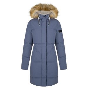 Damska kurtka zimowa LOAP Narnia, szara, S. Szare kurtki ZONE PERFECT, na zimę, s, bez wzorów, bez kaptura. Za 456,99 zł.