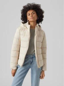 Vero Moda Kurtka zimowa 10289837 Écru Regular Fit. Kurtki Vero Moda, na zimę, xl, bez wzorów, z syntetyku, bez kaptura. Za 439,99 zł.