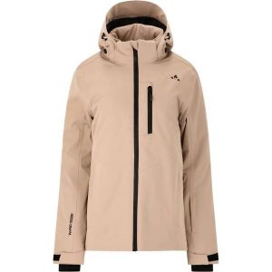 Damska kurtka narciarska Whistler Jada 15000. Brązowe kurtki WHISTLER, na zimę, bez wzorów, bez kaptura, narciarskie. Za 589,99 zł.