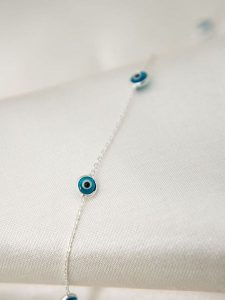 Lodie Silver Srebrna bransoletka z elementami ozdobnymi rozmiar: onesize. Szare bransoletki Lodie Silver, srebrne. Za 44,45 zł.