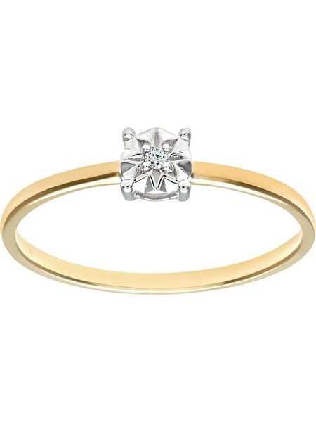 Rinani Złoty pierścionek z diamentem rozmiar: 55. Żółte pierścionki Rinani, z diamentem, złote. Za 913,99 zł.