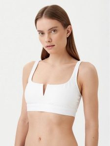 LAUREN RALPH LAUREN Góra od bikini 20408135 Biały. Białe bikini Lauren Ralph Lauren, bez wzorów, z syntetyku. Za 381,99 zł.