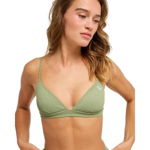 Trójkątny stanik bikini dla Kobiety ROXY LOVE Zielony. Zielone bikini Roxy, bez wzorów, z elastanu. Za 169,99 zł.
