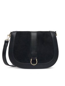 DeeZee Torebka DZE-S-020-07 Czarny. Czarne listonoszki DeeZee, bez wzorów, ze skóry, bez dodatków. Za 129,99 zł.