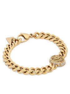 Guess Bransoletka JUBB06 190JW Złoty. Żółte bransoletki Guess, metalowe. Za 294,99 zł.