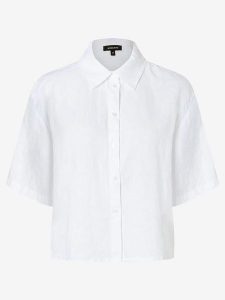 More & More Bluzka w kolorze białym rozmiar: 42. Białe bluzki More & More, bez wzorów, bez kołnierzyka, bez ramiączek. Za 170,87 zł.