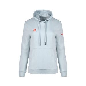 Bluza Arasil: wygoda i swobodny styl z regulowanym kapturem i kieszenią kangurko. Niebieskie bluzy Izas, m, bez wzorów. Za 313,00 zł.