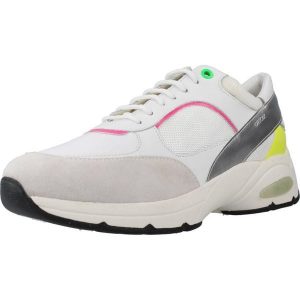 Buty GEOX D ALHOUR Biały. Białe buty trekkingowe Geox, z syntetyku, bez zapięcia. Za 300,99 zł.